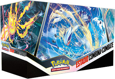 Bandai - Jeu de cartes Pokémon TCC : Match et Combat en Stade 12 Épée et Bouclier - Tempête d'Argent - PC50341 Multicolore - Préparez-vous à affronter vos rivaux dans le Stade - Version espagnole