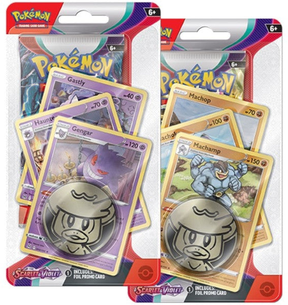 PokéMon Tcg: Scarlet & Violet Premium Checklane Blister Machamp - En