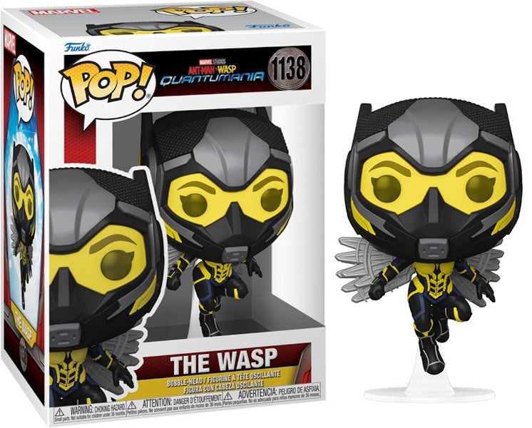 Funko Pop! Vinyl Marvel: Ant-Man Quantumania - Wasp - 1/6 De Probabilidades De Obtener La Rara Variante Chase - Figura De Vinilo Coleccionable - Idea De Regalo- Mercancia Oficial - Movies Fans