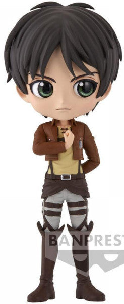 Banpresto Figurine Q Posket Eren Yeager L'Attaque des Titans Volume 2 14 cm BP19659 Multicolore