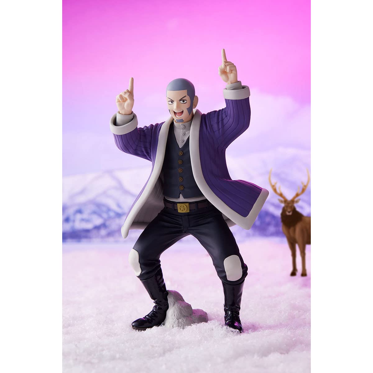 Banpresto Figura De Accion Yoshitake Shiraishi Golden Kamuy Bp88036 Multicolor