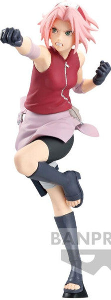 Banpresto Figura De Accion Haruno Sakura Naruto Shippuden, Vibration Stars 16cm Bp19550 Multicolor