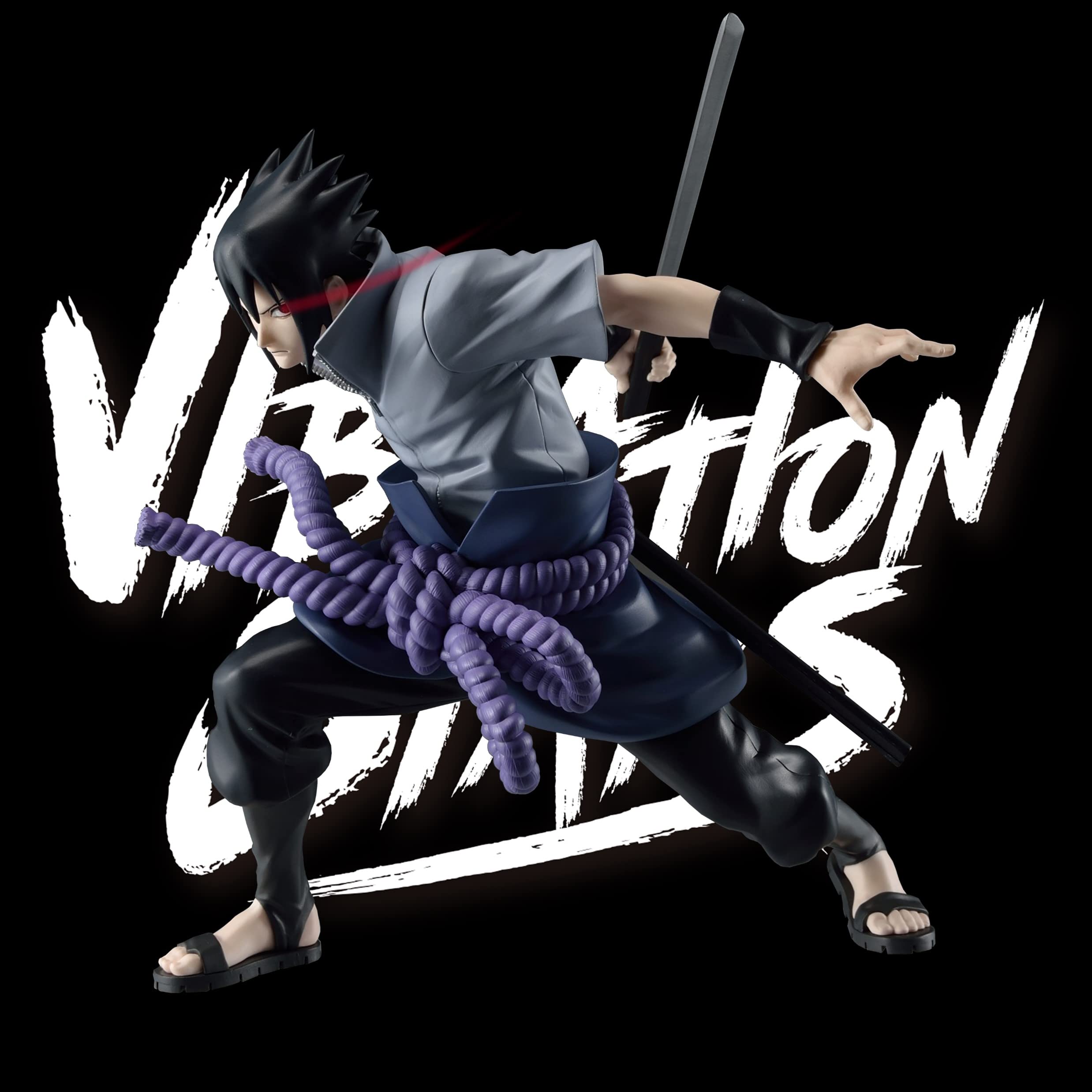 Figura Banpresto Uchiha Sasuke Naruto Shippuden Vibration Stars 13cm Multicolor (Merchandising)