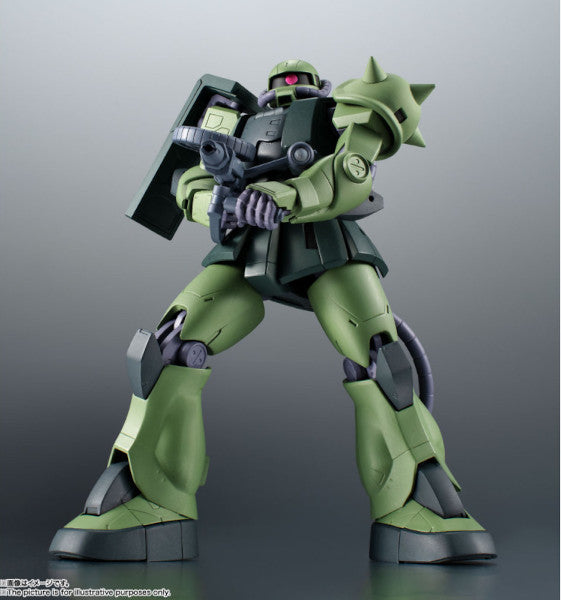 BANDAI Tamashi Nations - Combinaison de meubles Gundam La 08ème équipe MS - MS-06JC ZAKU II Type JC Version ANIME Spirits The Robot Spirits