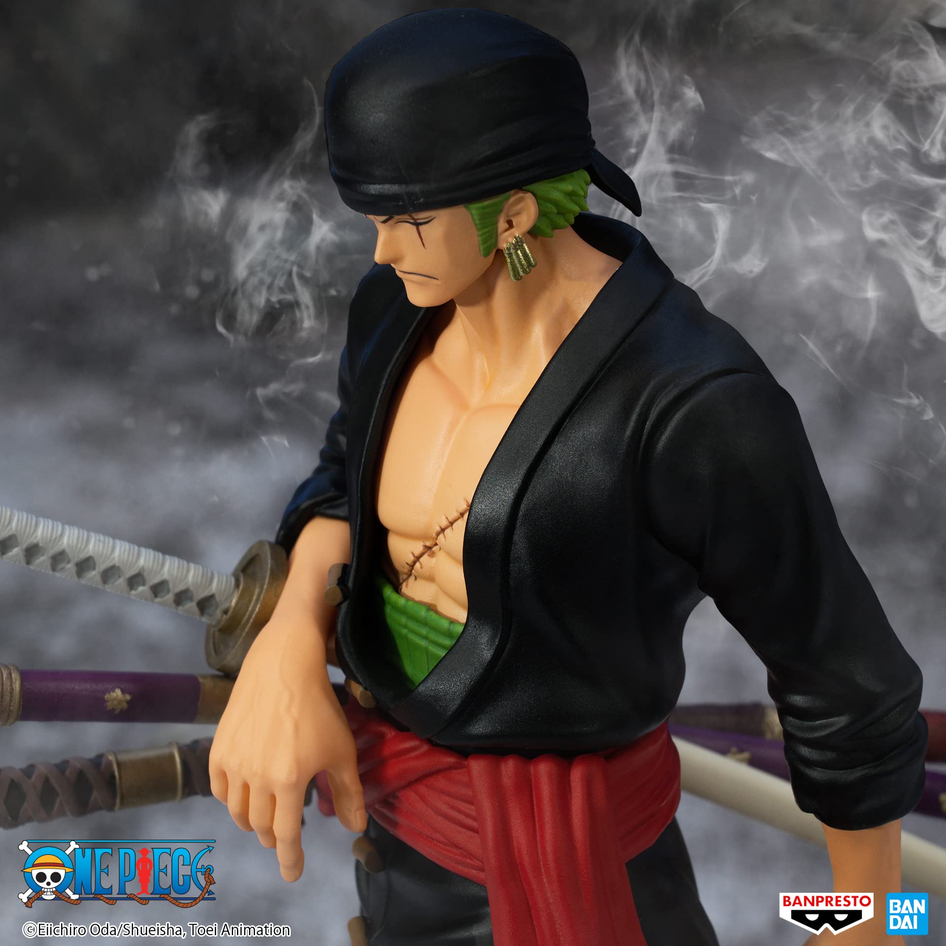 Banpresto Figurine Roronoa Zoro One Piece - Le Shukko BP88082 Multicolore