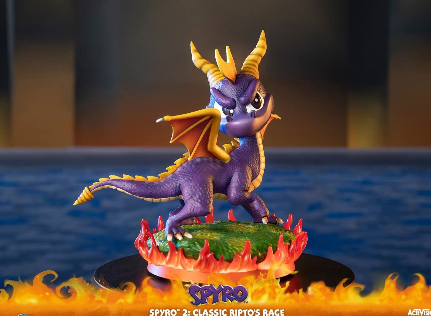 First4Figures F4F Spyro 2 - Statue en PVC classique de Ripto's Rage (édition standard) (20 cm) (SPY2ST)