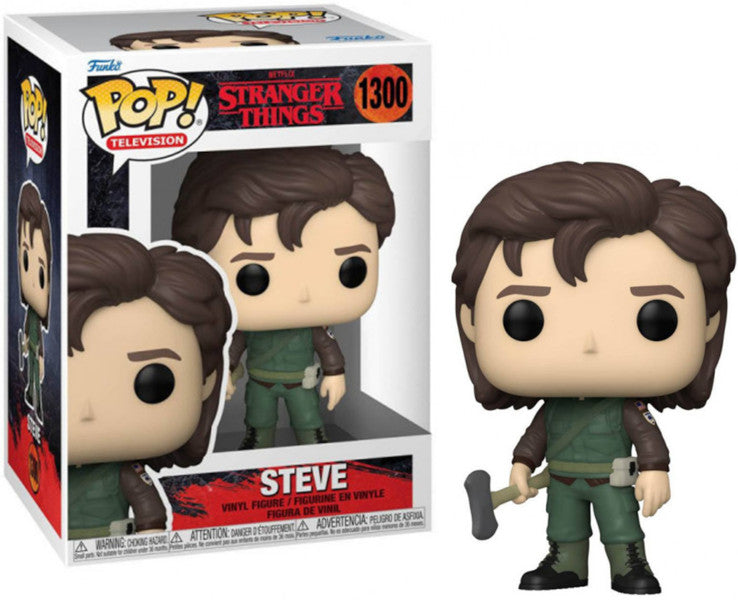 Funko Pop! Tv: Stranger Things - Steve Harrington H - Figura De Vinilo Coleccionable - Idea De Regalo- Mercancia Oficial - Juguetes Para NiñOs Y Adultos - Tv Fans - MuñEco Para Coleccionistas