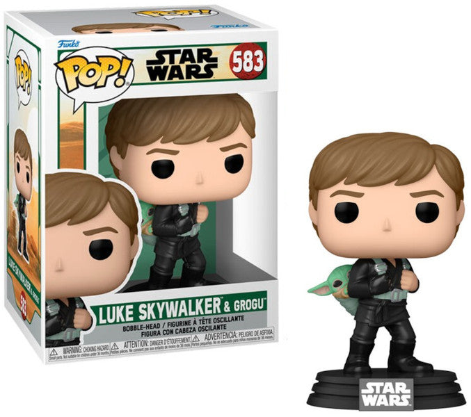 Funko Pop! Star Wars : BoBF - Luke Skywalker - Entraînement - Star Wars : Le Livre de Boba Fett - Figurine en Vinyle à Collectionner - Idée Cadeau - Marchandise Officielle - Jouets pour Enfants et Adultes