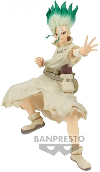 Banpresto Figura De AccióN Senku Ishigami 2 Dr.Stone - Of Stone World 15cm Bp19666 Multicolor
