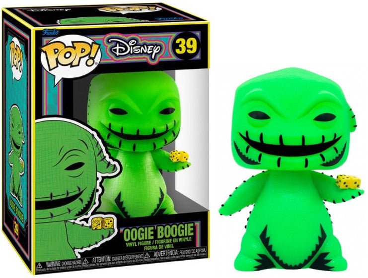 Funko Pop! Disney: The Nightmare Before Christmas - Blacklight - Oogie Boogie - Figura De Vinilo Coleccionable - Idea De Regalo- Mercancia Oficial - Juguetes Para NiñOs Y Adultos - Movies Fans