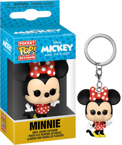 Llavero Funko Pop! Disney Classics Minnie Mouse - Minifigura Coleccionable - Regalo Oficial