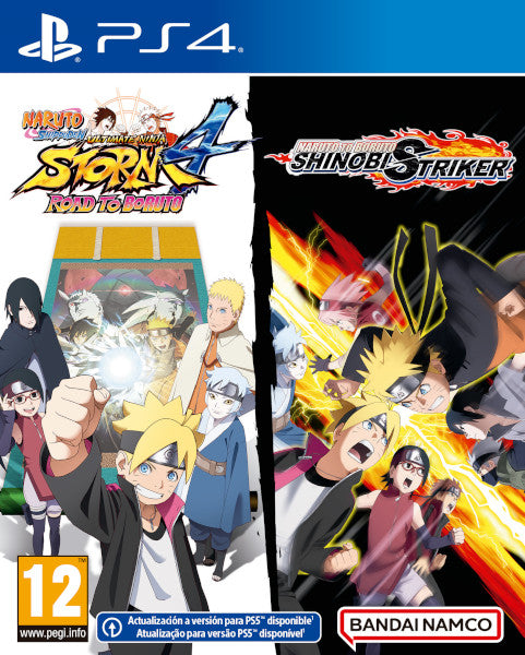 Naruto Shippuden Ultimate Ninja Storm 4, Road To Boruto + Naruto To Boruto Shinobi Striker PS4 - PAL ESP - Nuevo