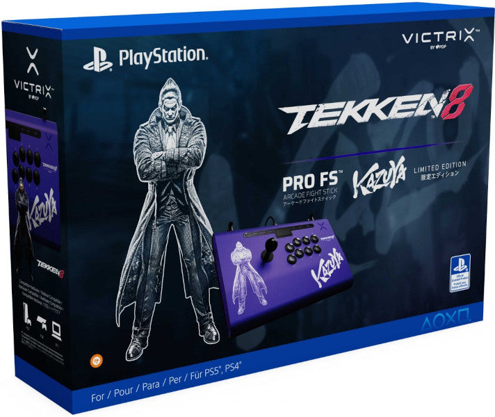 PDP VICTRIX PRO FS ARCADE FIGHT STICK TEKKEN 8 KAZUYA