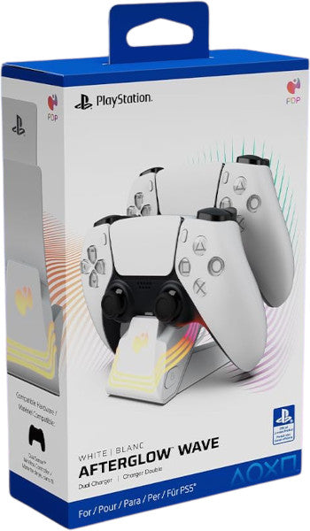 PDP AFTERGLOW WAVE CARGADOR DUAL BLANCO (WHITE)