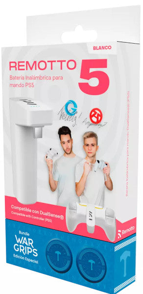 Remotto Battery PS5 - GOD OF WAR EDITION + GRIPS