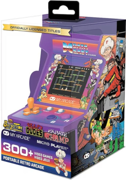 My Arcade Micro Jugador Data East Hits Mini Cabina Retro, 308 Juegos En 1