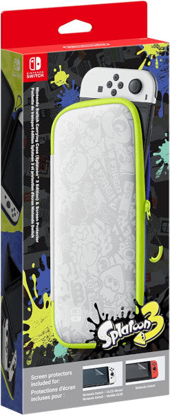 Ensemble d'accessoires Nintendo Switch OLED (étui + 2 protecteurs d'écran) Splatoon 3 Edition