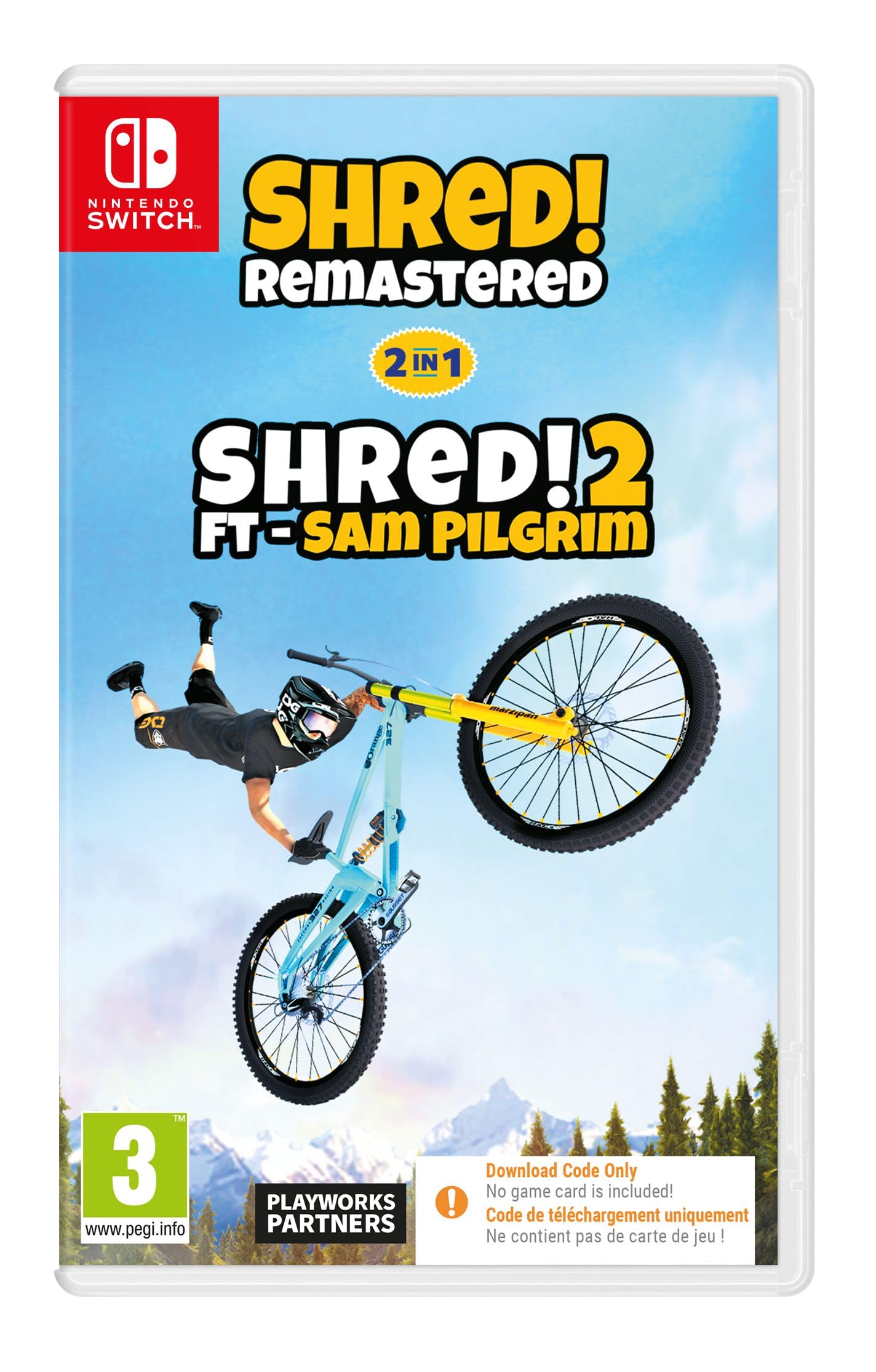Shred 2 in 1 Game (Código de descarga del juego en la caja) - Switch