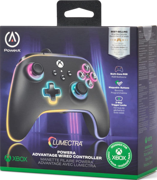 Mando Power A Advantage Lumectra Negro ( XBOX - SERIES X / Xbox One)